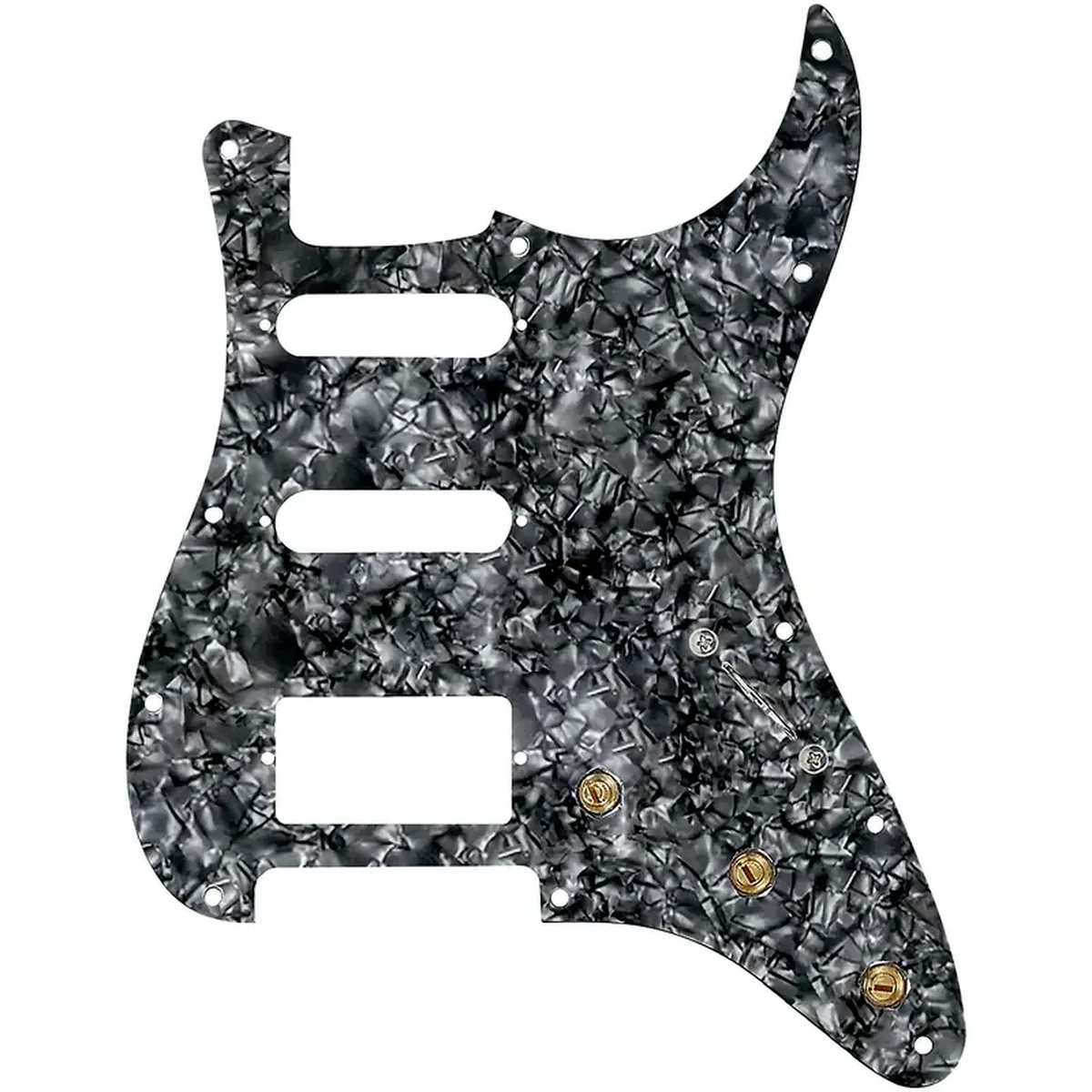 920D Custom HSS Pre-Wired Pickguard for Strat With S5W-HSS-BL Wiring Harness