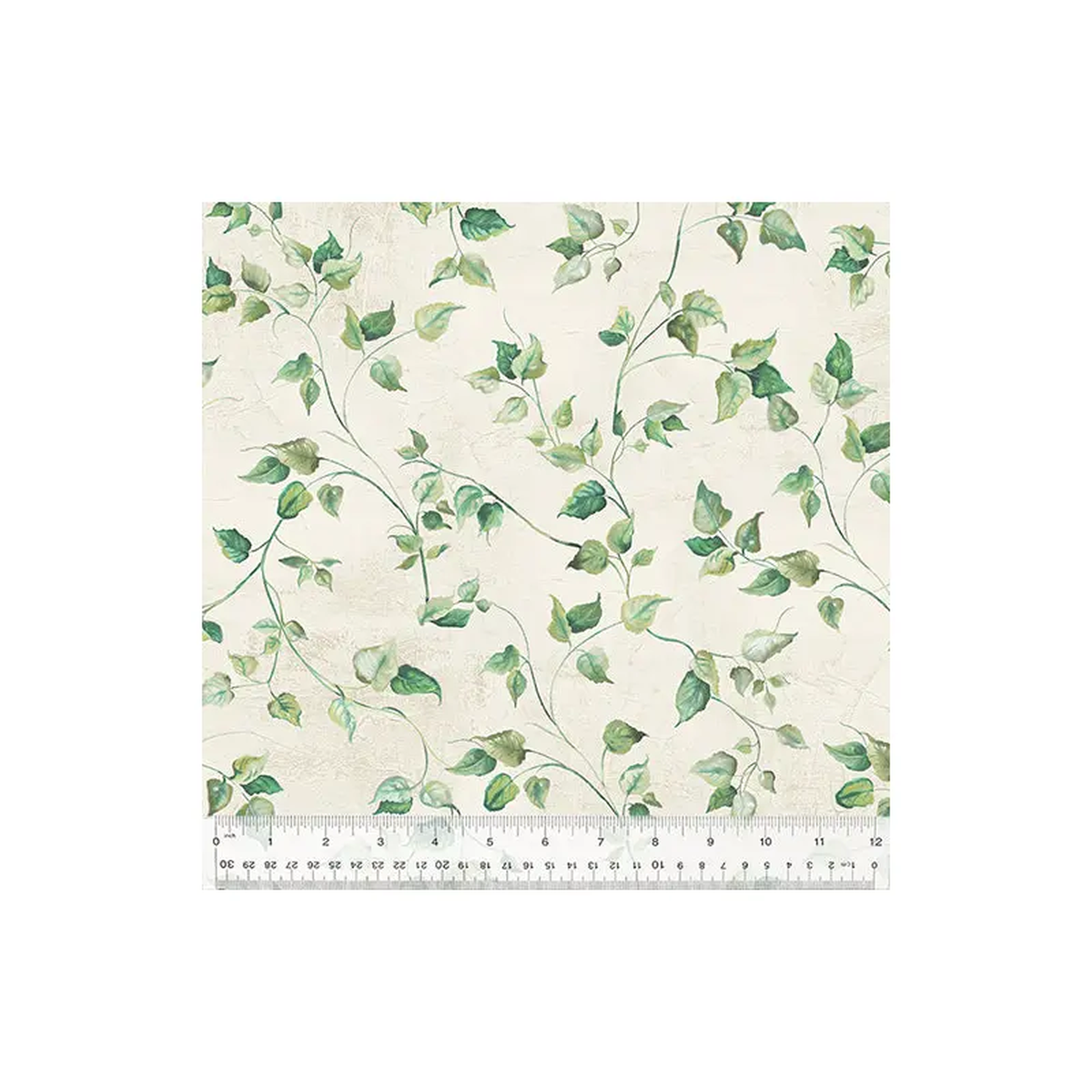 1088221 Quilt Back Jean Plout 53584W-1DES Ivory Ivy Cotton