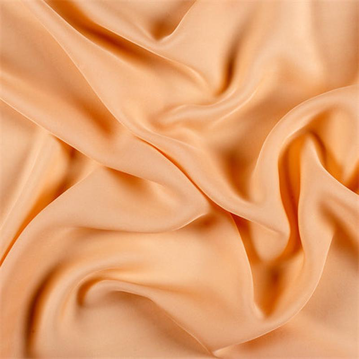 Runway Silks Peach Silk Double Georgette Fabric 8211 Reorderable