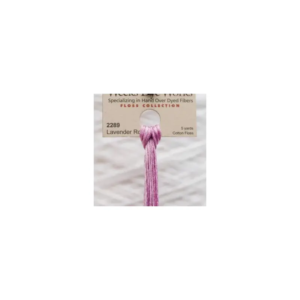 Weeks Dye Works Overdyed Floss 8211 2289 Lavender Rose