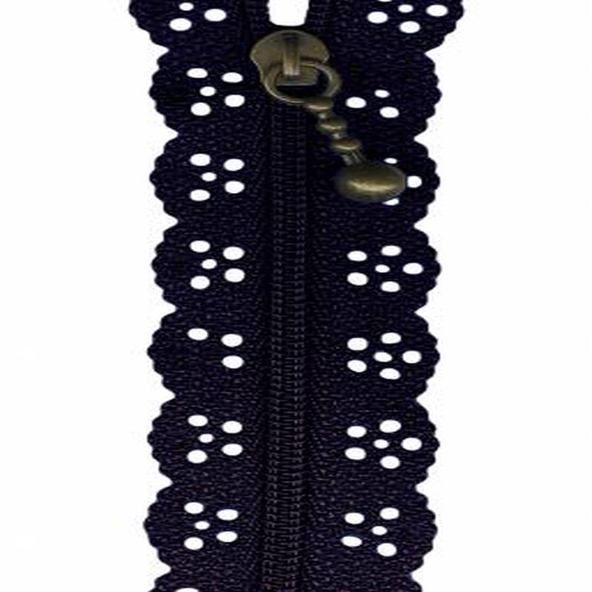 108243 Lace Zipper Midnight Blue