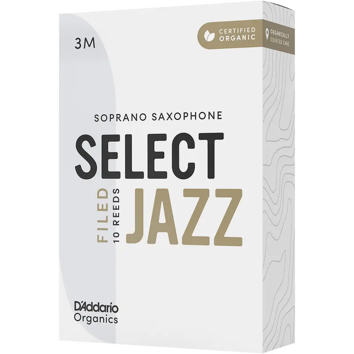 D8217Addario Woodwinds Select Jazz Soprano Saxophone 8211 FiledBox of 10