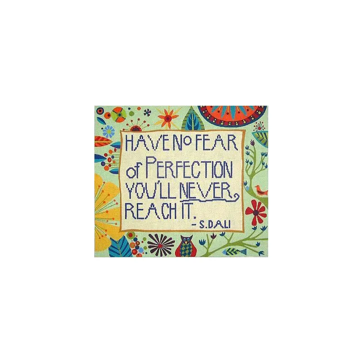Zecca Have No Fear 13M Needlepoint Canvas