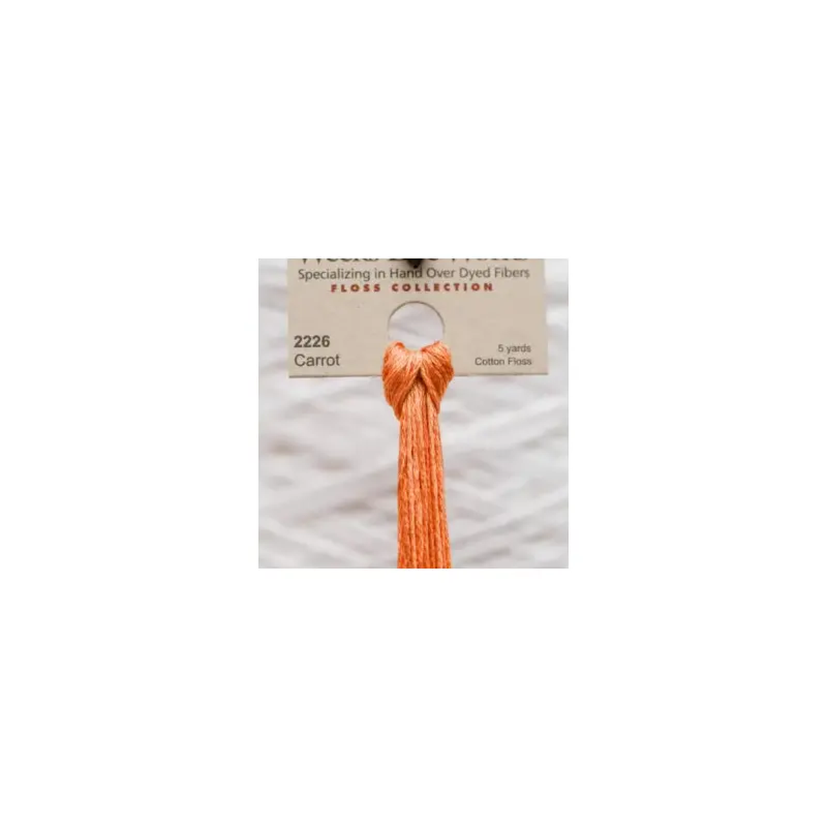 Weeks Dye Works Overdyed Floss 8211 2226 Carrot