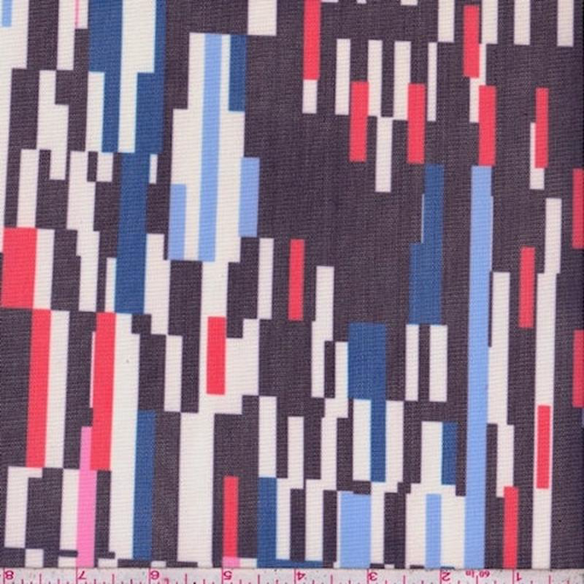 VioletRed Multi Pixel Power Mesh Fabric