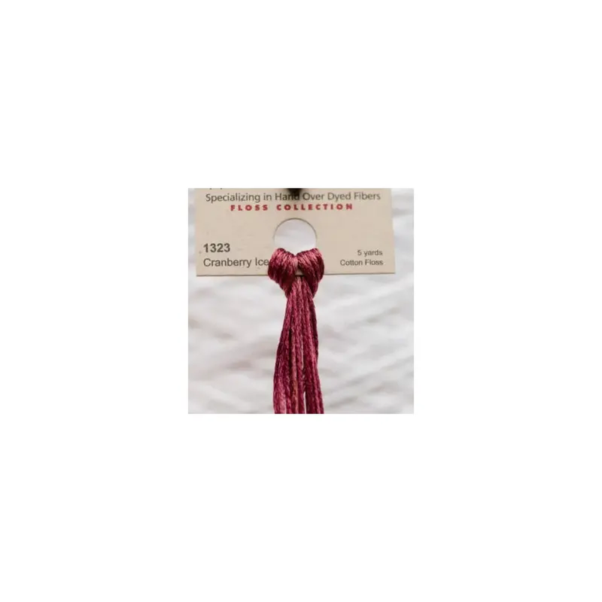Weeks Dye Works Overdyed Floss 8211 1323 Cranberry Ice