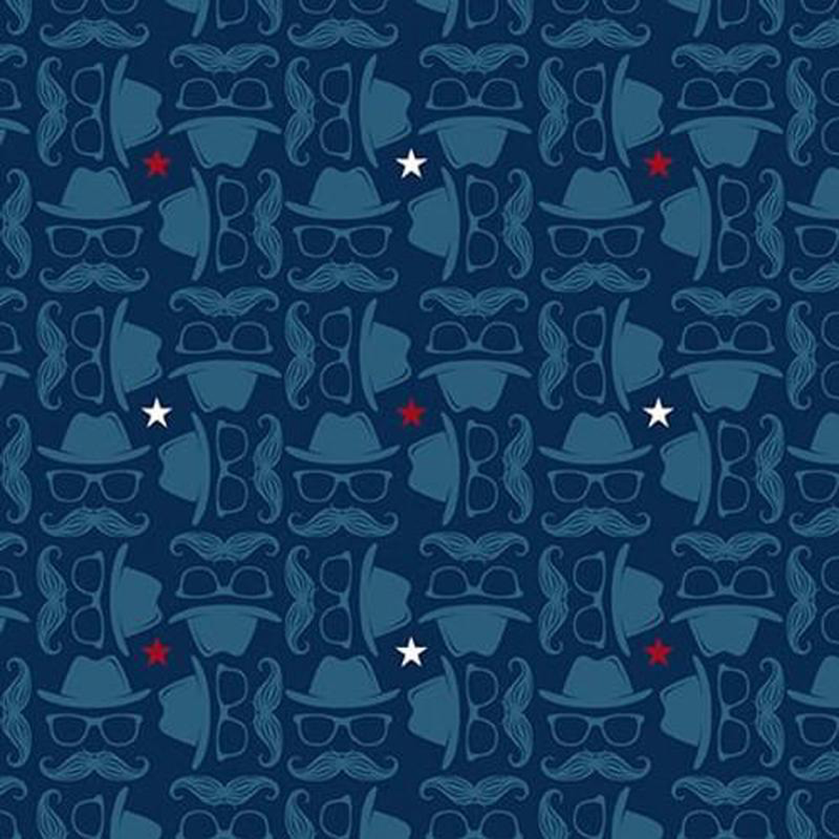 Blank Quilting Hipster 3109-77 NAVY Navy Rodrigo Pontes