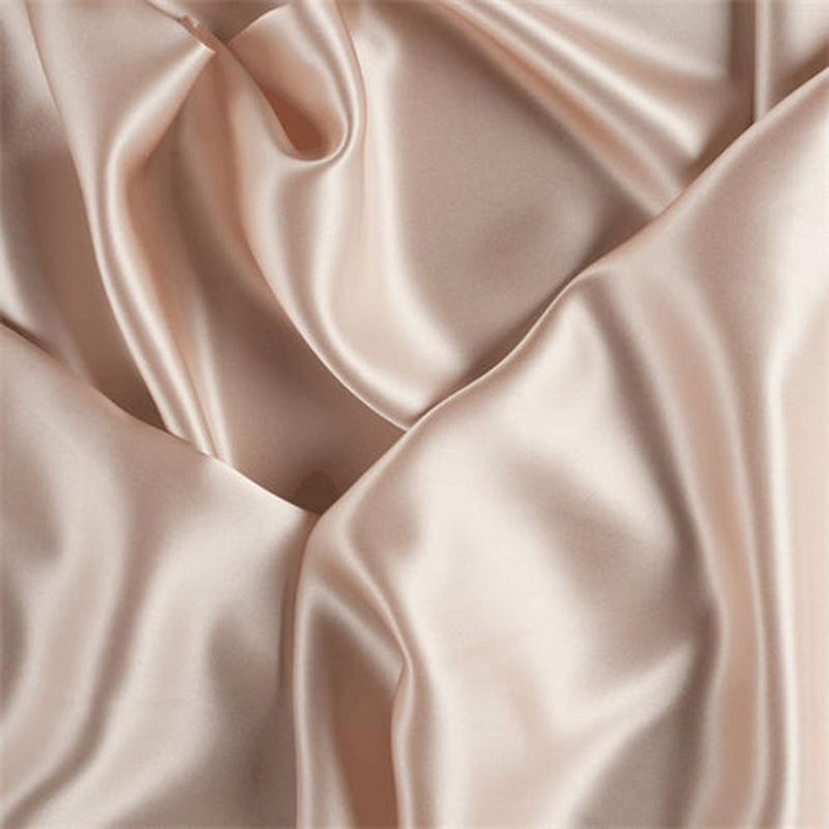 Runway Silks Pale Peach Stretch Silk Charmeuse Fabric 8211 Reorderable