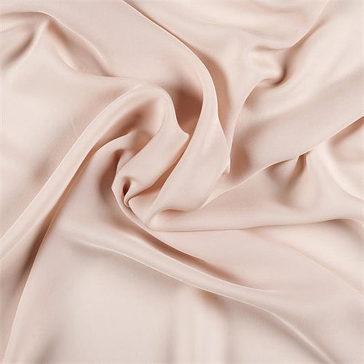 Runway Silks Pale Peach Silk Double Georgette Fabric 8211 Reorderable