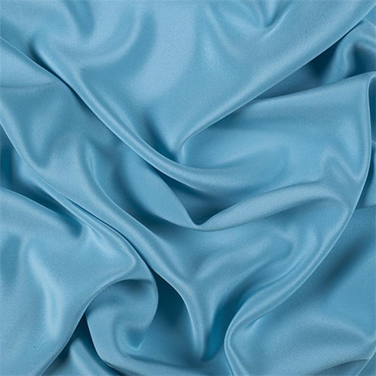 Runway Silks Aqua 4 Ply Silk Crepe Fabric 8211 Reorderable