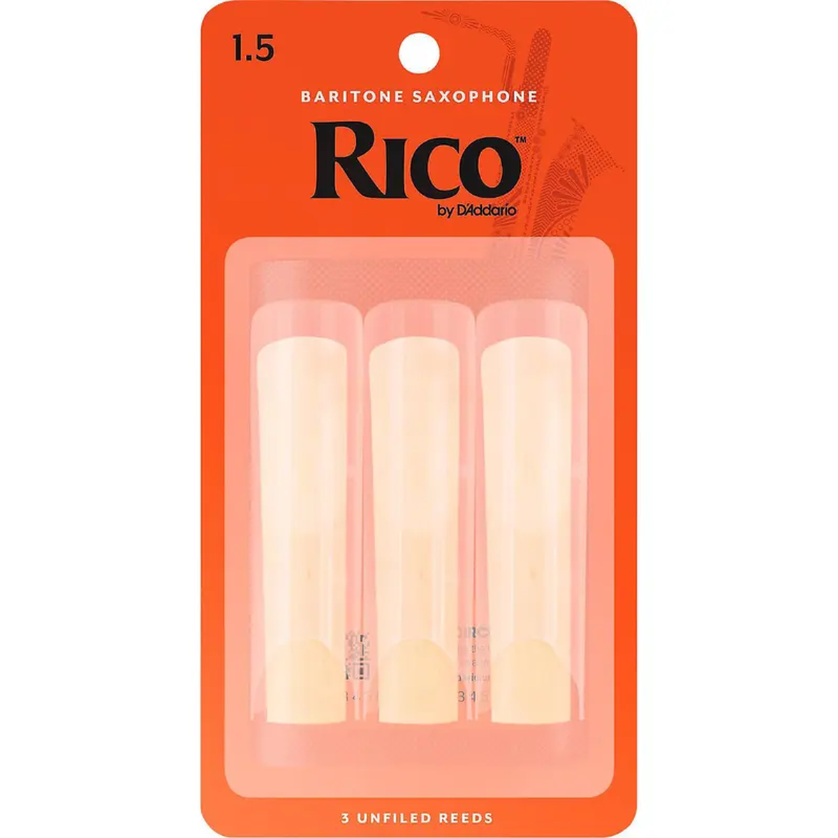 Rico Baritone Saxophone Reeds Box of 3