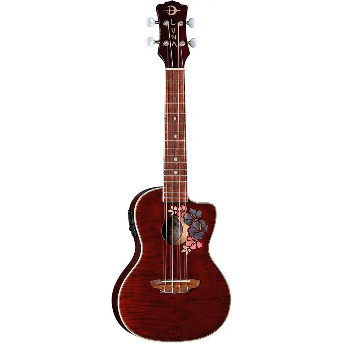 Luna Guitars Flora Concert Ukulele