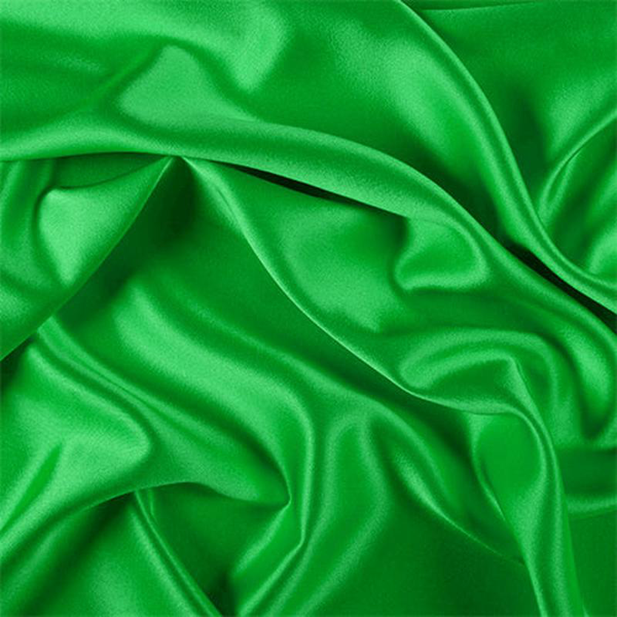 Runway Silks Green Silk Crepe Back Satin Fabric 8211 Reorderable