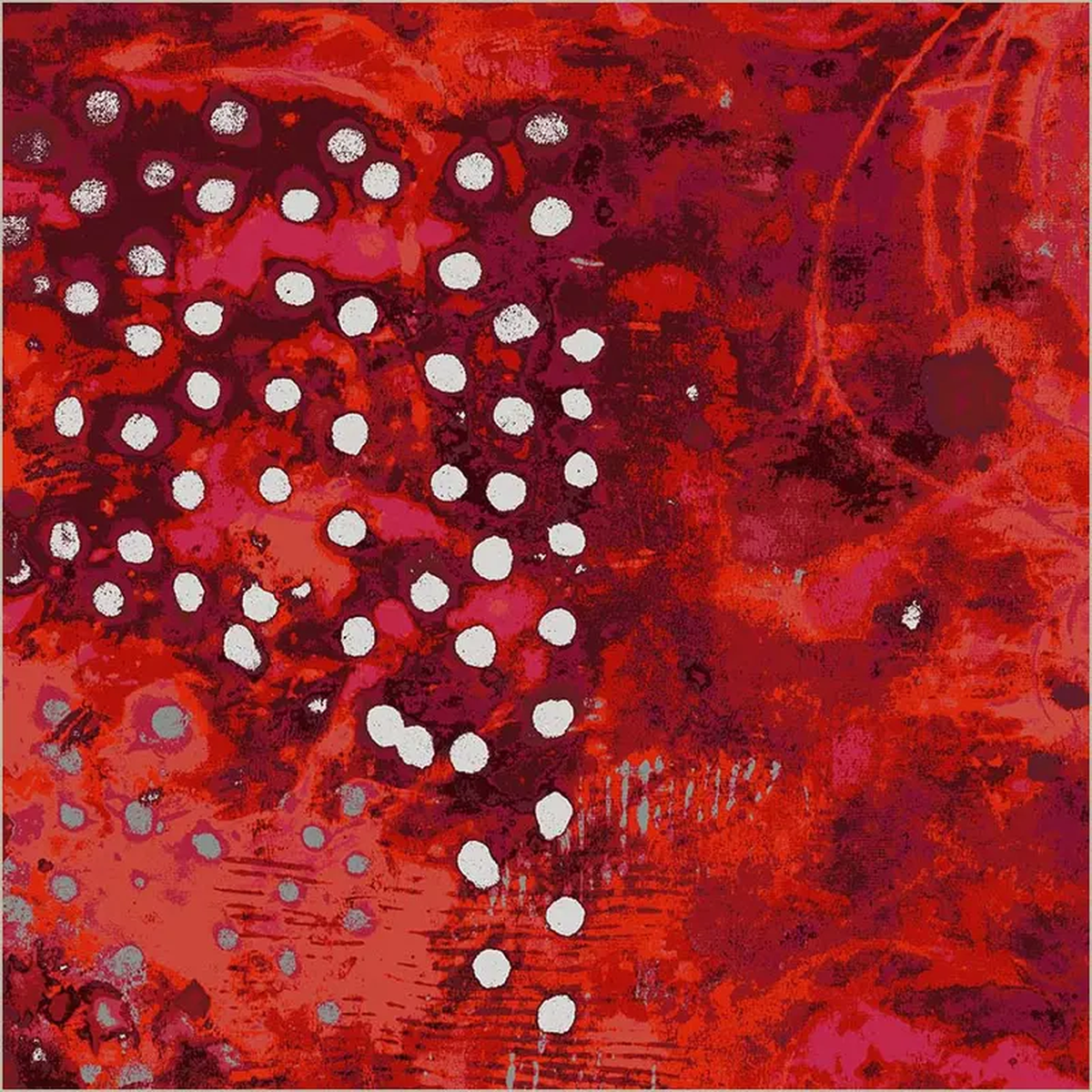 1088221 Quilt Back Marcia Derse 53442DW-8DES Thimbleberry 1088221 Spotted Graffiti Cotton