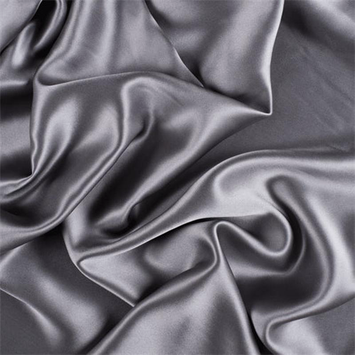 Runway Silks Silver Gray Silk Charmeuse Fabric 8211 Reorderable