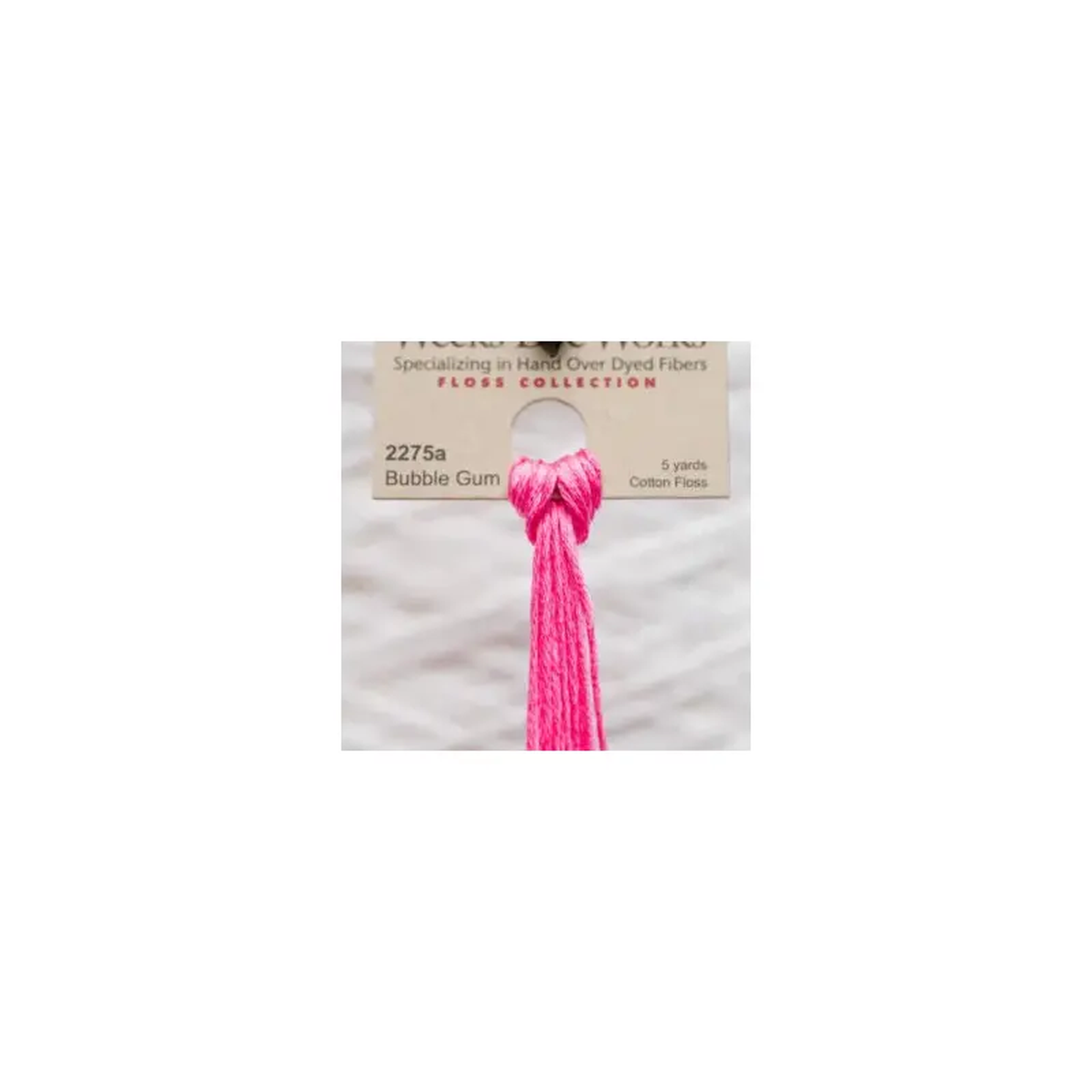 Weeks Dye Works Overdyed Floss 8211 2275a Bubble Gum