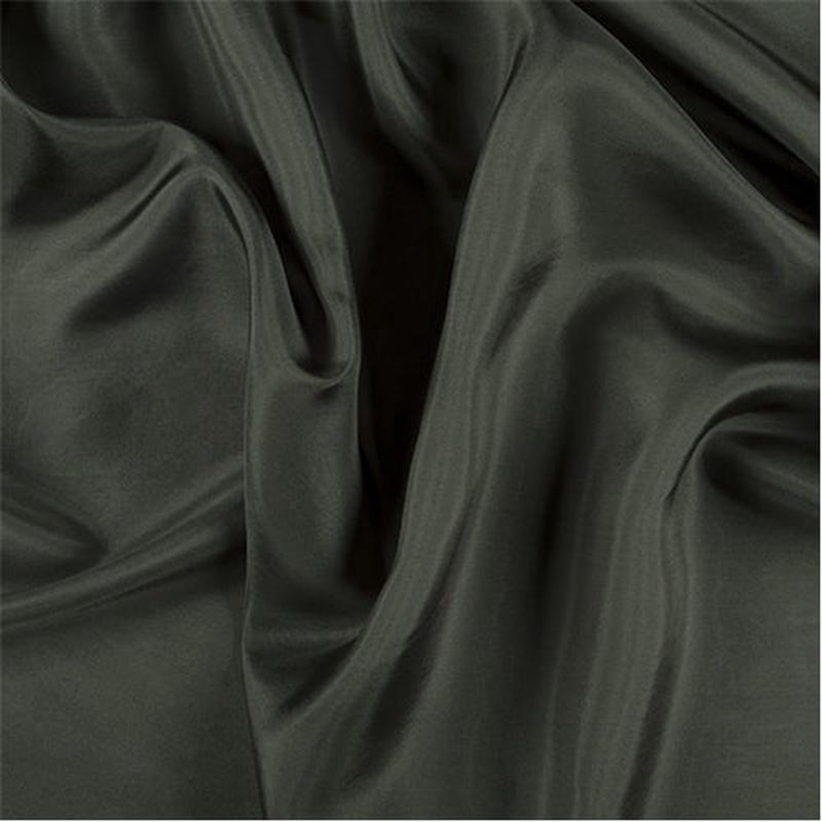 Runway Silks Olive Green Silk Crepe de Chine Fabric 8211 Reorderable