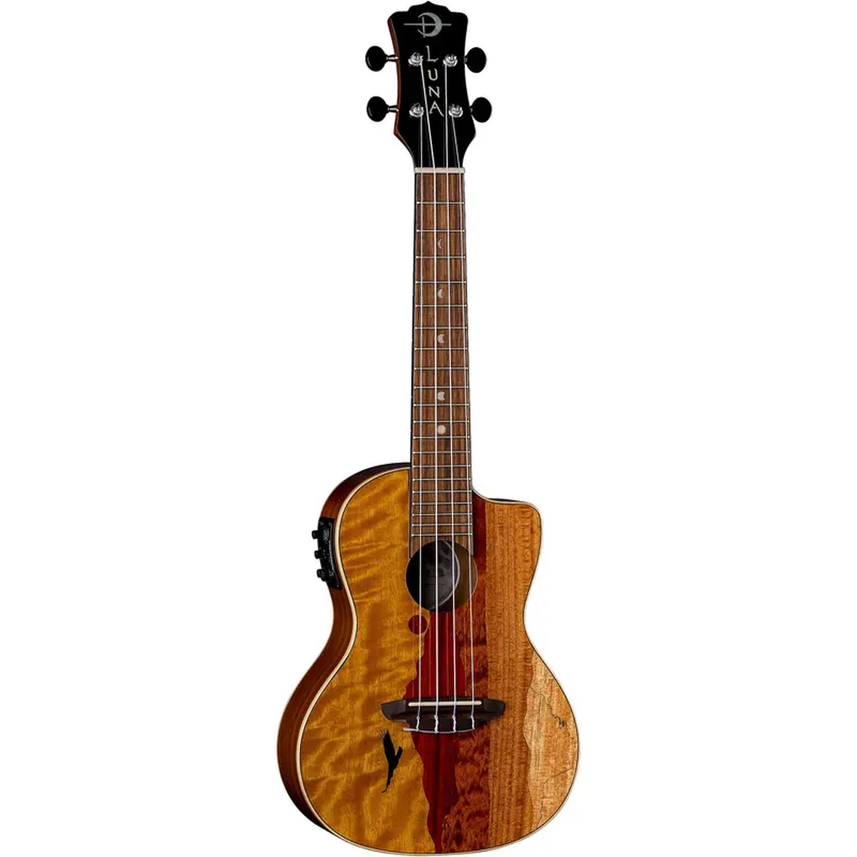 Luna Guitars Vista Eagle Tropical Wood Concert Acoustic-Electric Ukulele