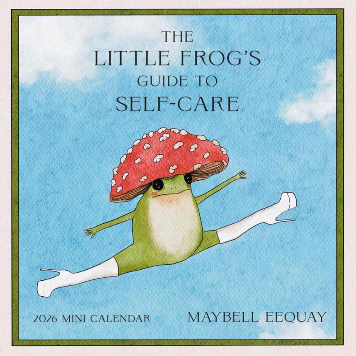 2026 The Little Frogs Guide to Self-Care Mini Wall Calendar