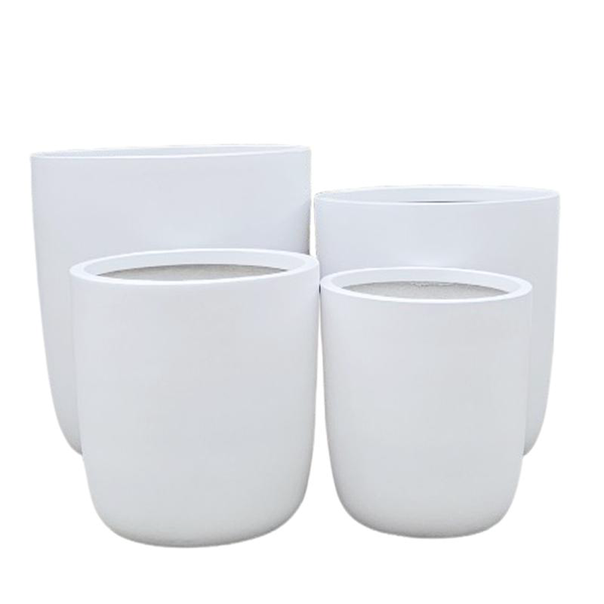 Prague Egg Pot 8211 White 8211 Large 8211 46