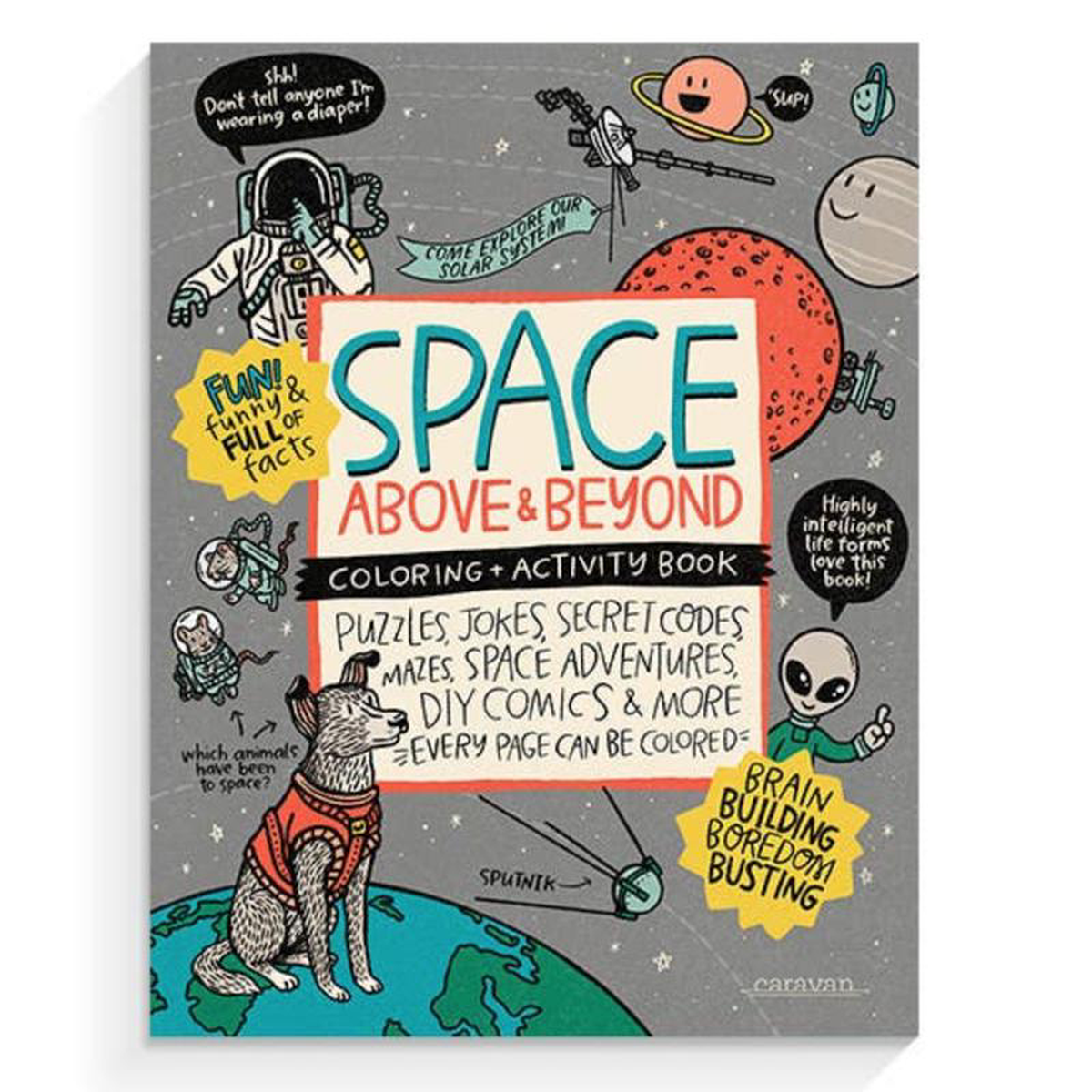Space Coloring Activity Book
