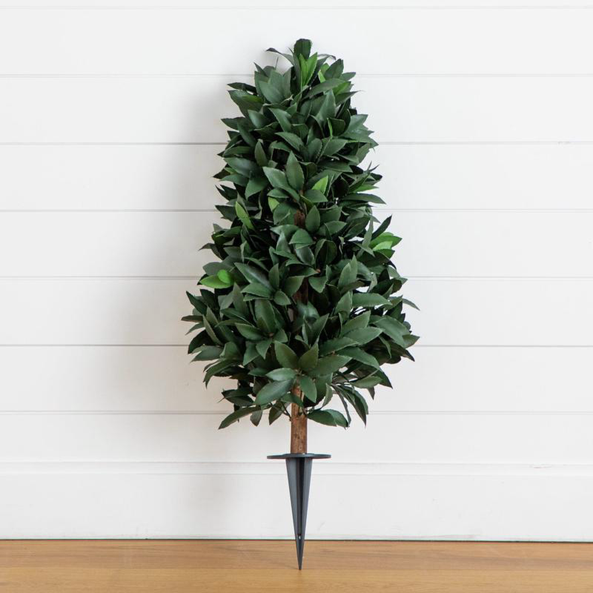 38217 UV Resistant Artificial Laurel Plant with Integrated Ground Stake (IndoorOutdoor)
