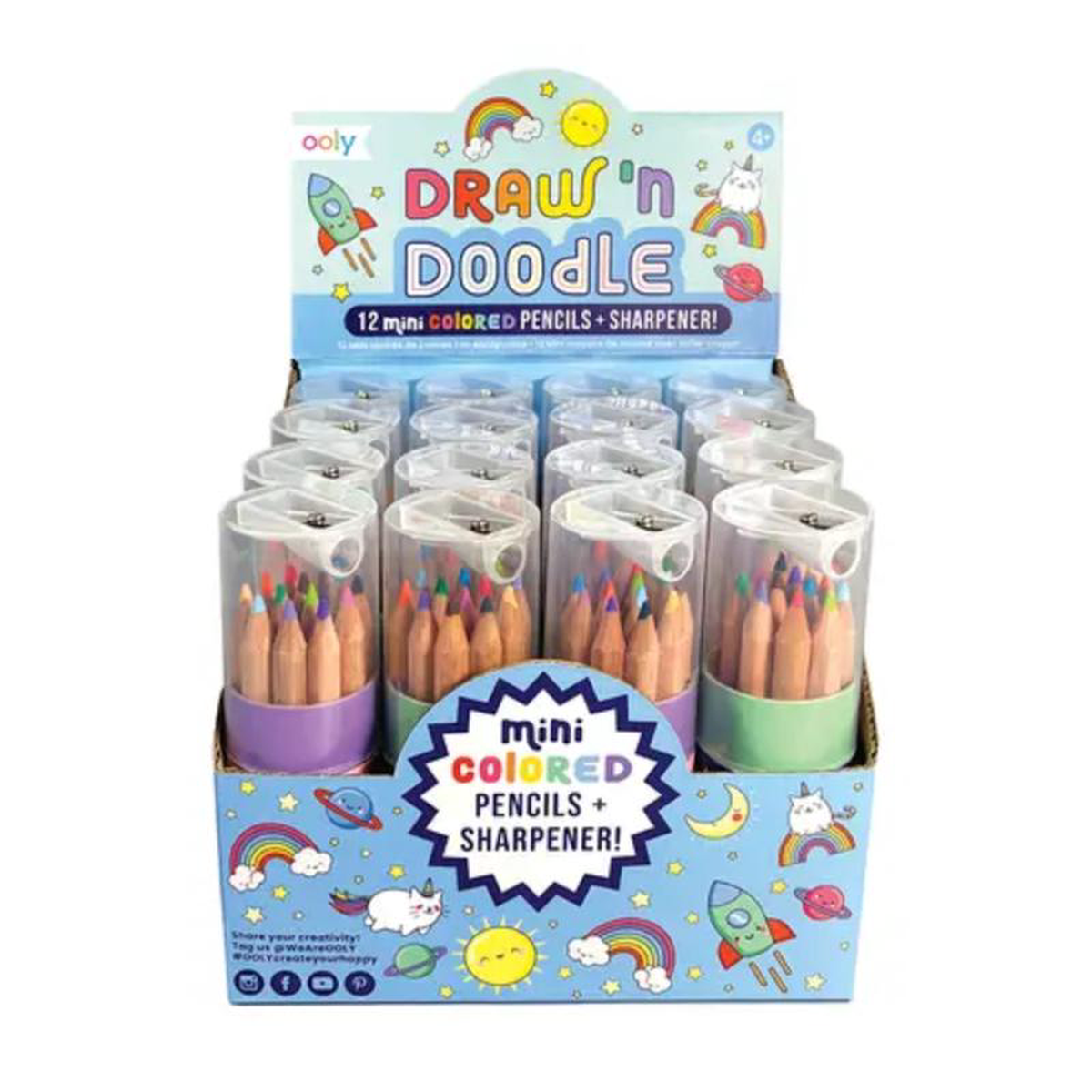 Draw n Doodle Mini Colored Pencils Sharpener