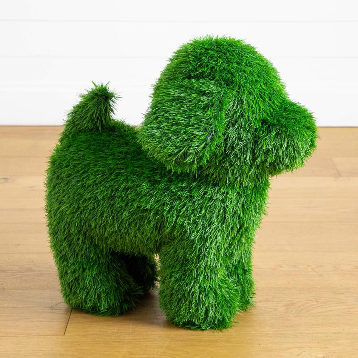 188221 UV Resistant Artificial Grass Garden Plush Topiary Puppy Dog (IndoorOutdoor)