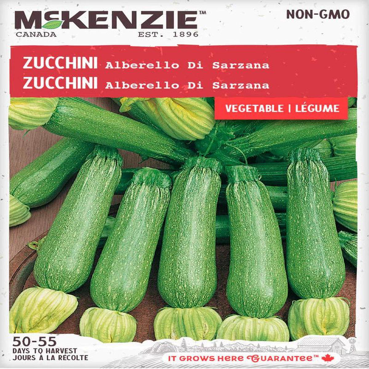 Zucchini Alberello Di Sarzana (Gusto Italia) 8211 McKenzie Seeds