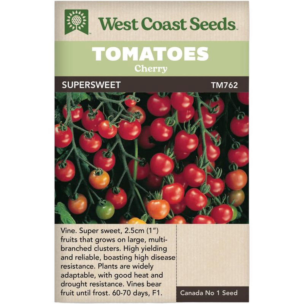Tomato Supersweet 8211 West Coast Seeds