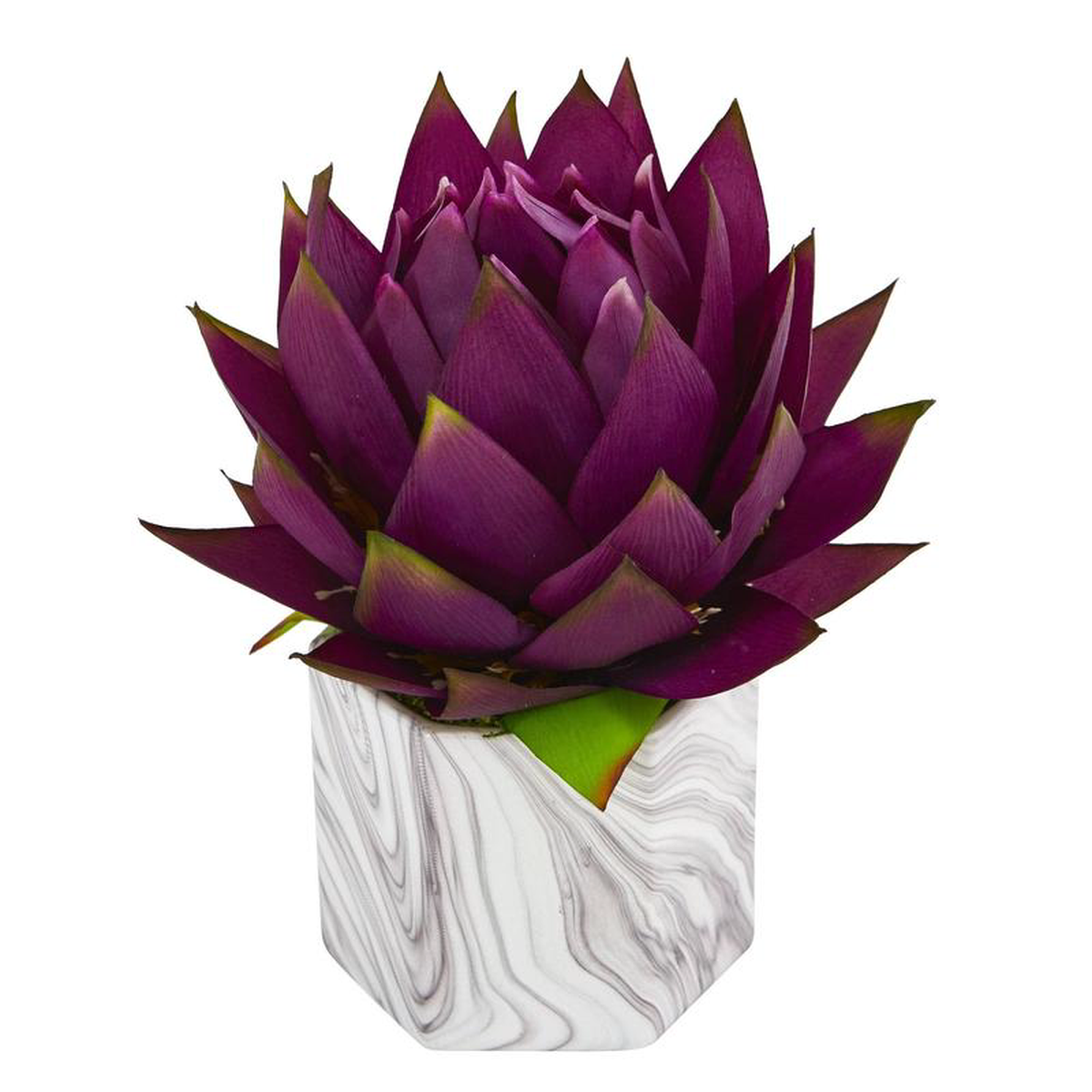 12 Musella Artificial Arrangement in Marble Finished Vase