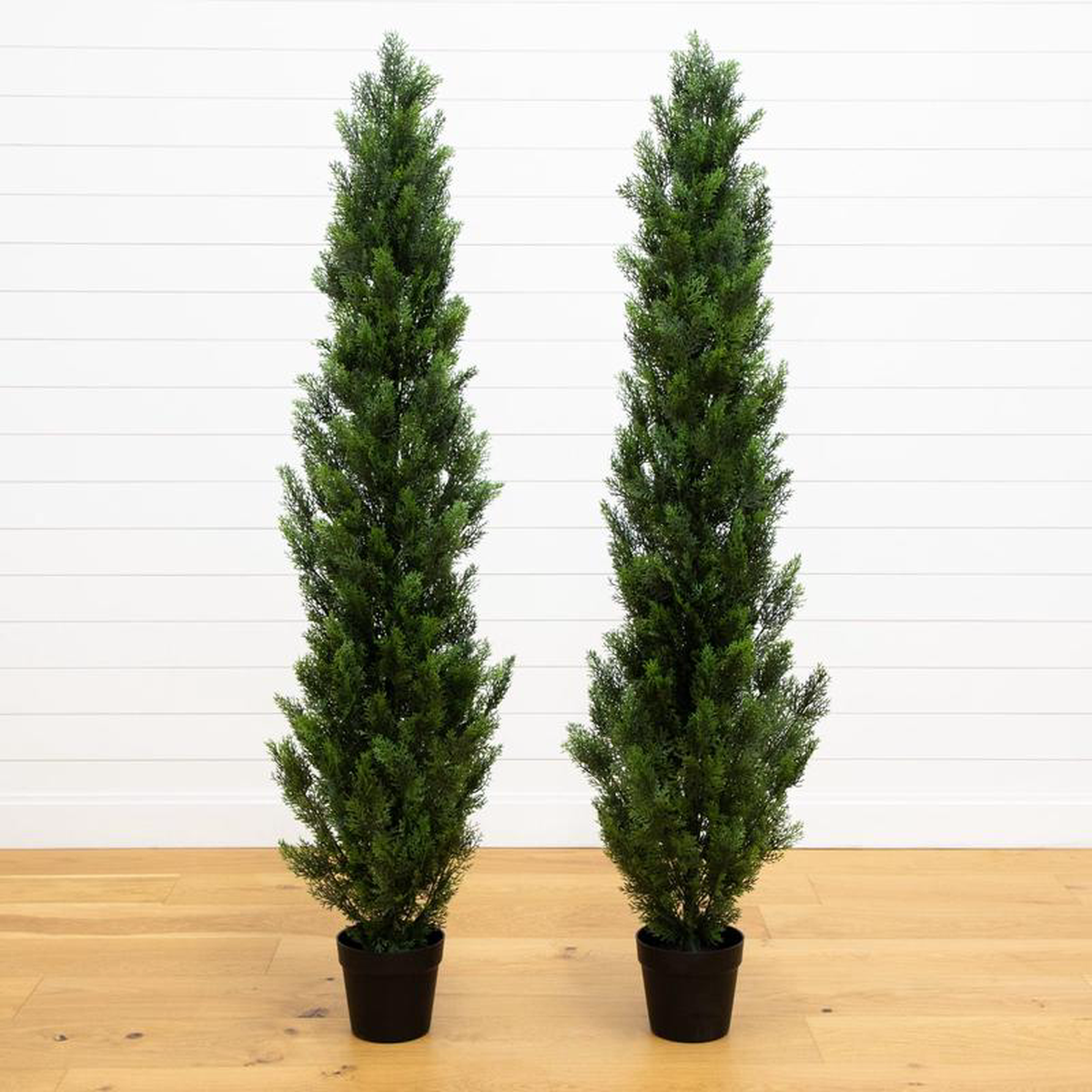68217 Mini Cedar Pine Tree UV Resistant (IndoorOutdoor) 8211 Set of 2
