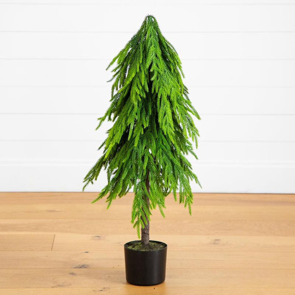 38217 Artificial Real Touch Down Swept Norfolk Pine Tree with Natural Look