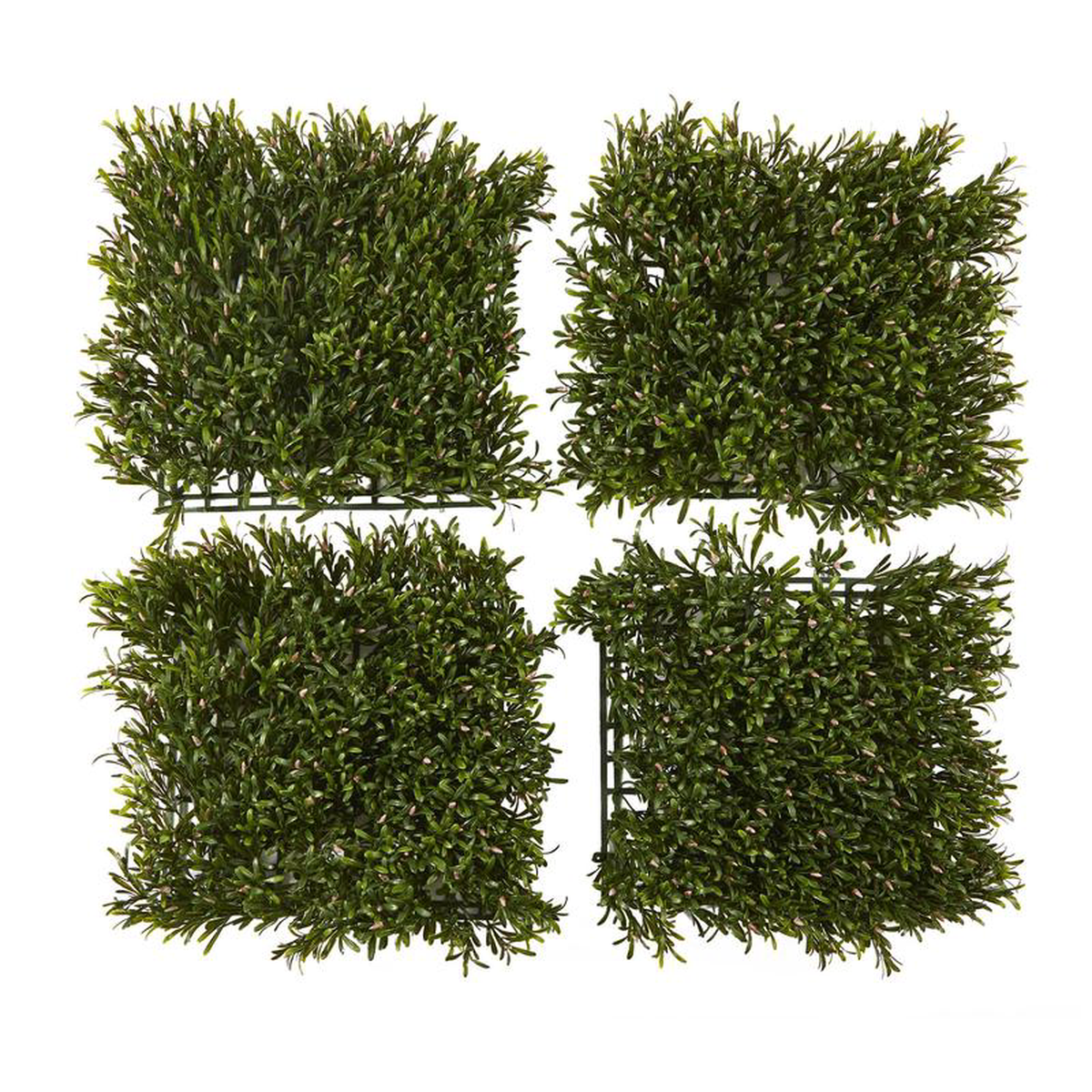 105 x 105 Rosemary Artificial Wall Mat UV Resistant (IndoorOutdoor) (Set of 4) Trellis