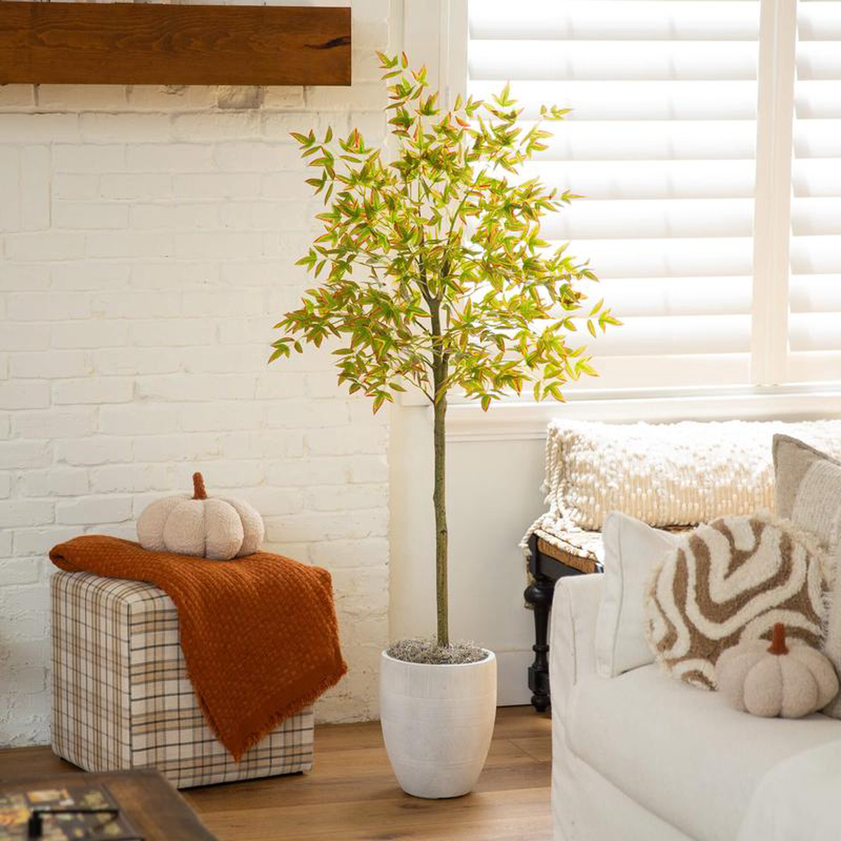 58217 Autumn Nandina Artificial Fall Tree
