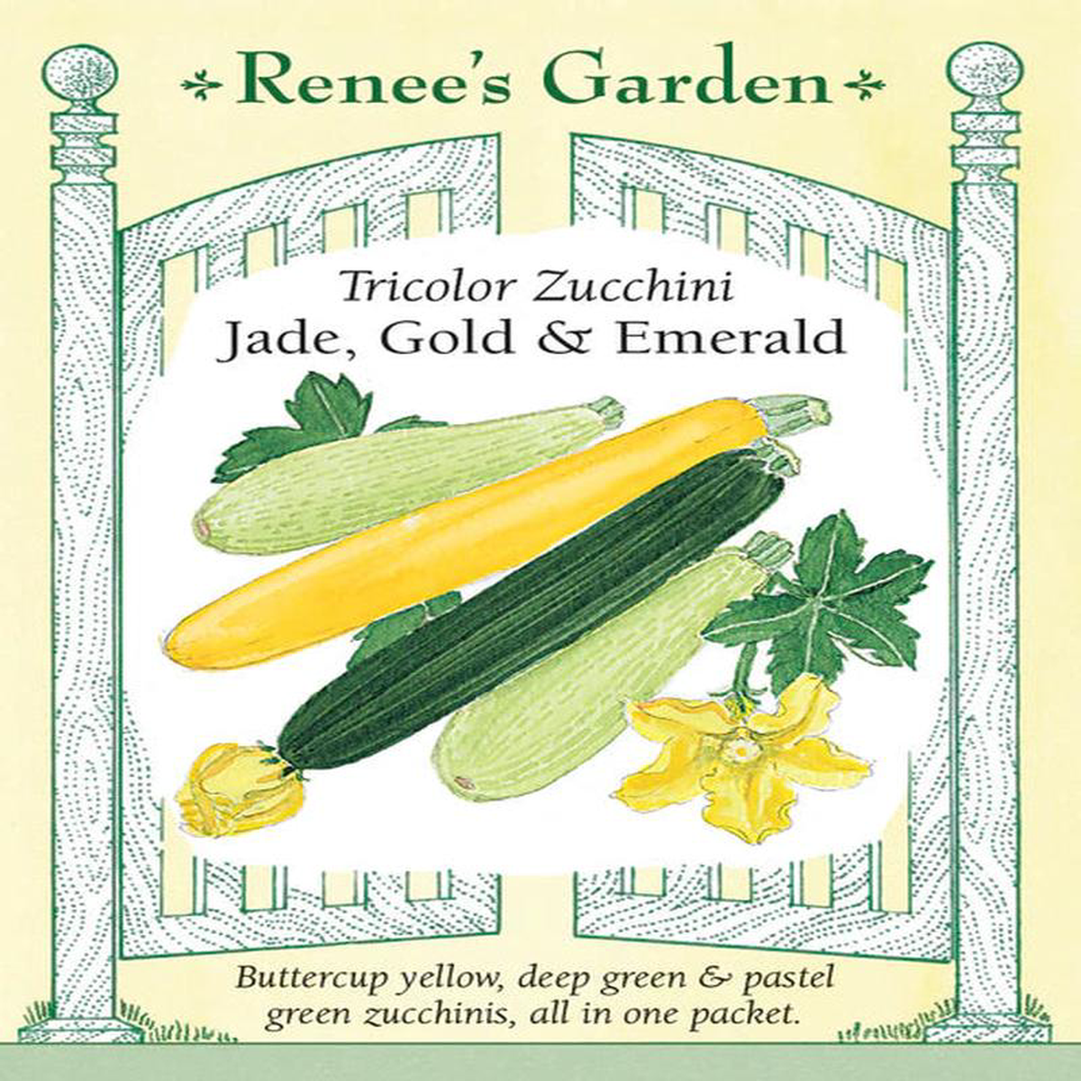 Zucchini Jade Gold 038 Emerald 8211 Renee8217s Garden