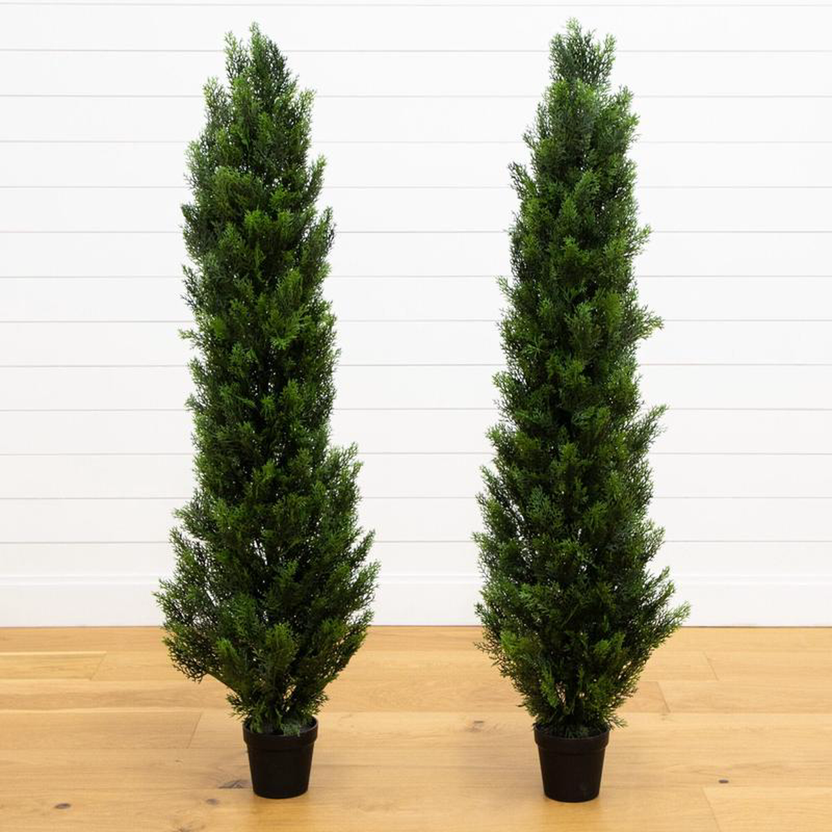 58217 Mini Cedar Pine Tree UV Resistant (IndoorOutdoor) 8211 Set of 2