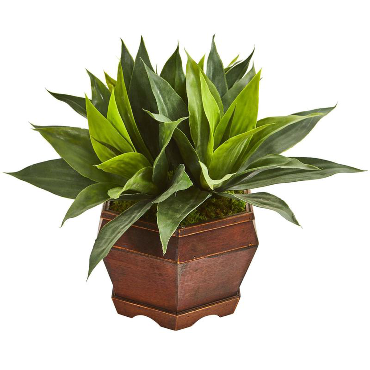 16 Agave Succulent Artificial Plant in Decorative Planter