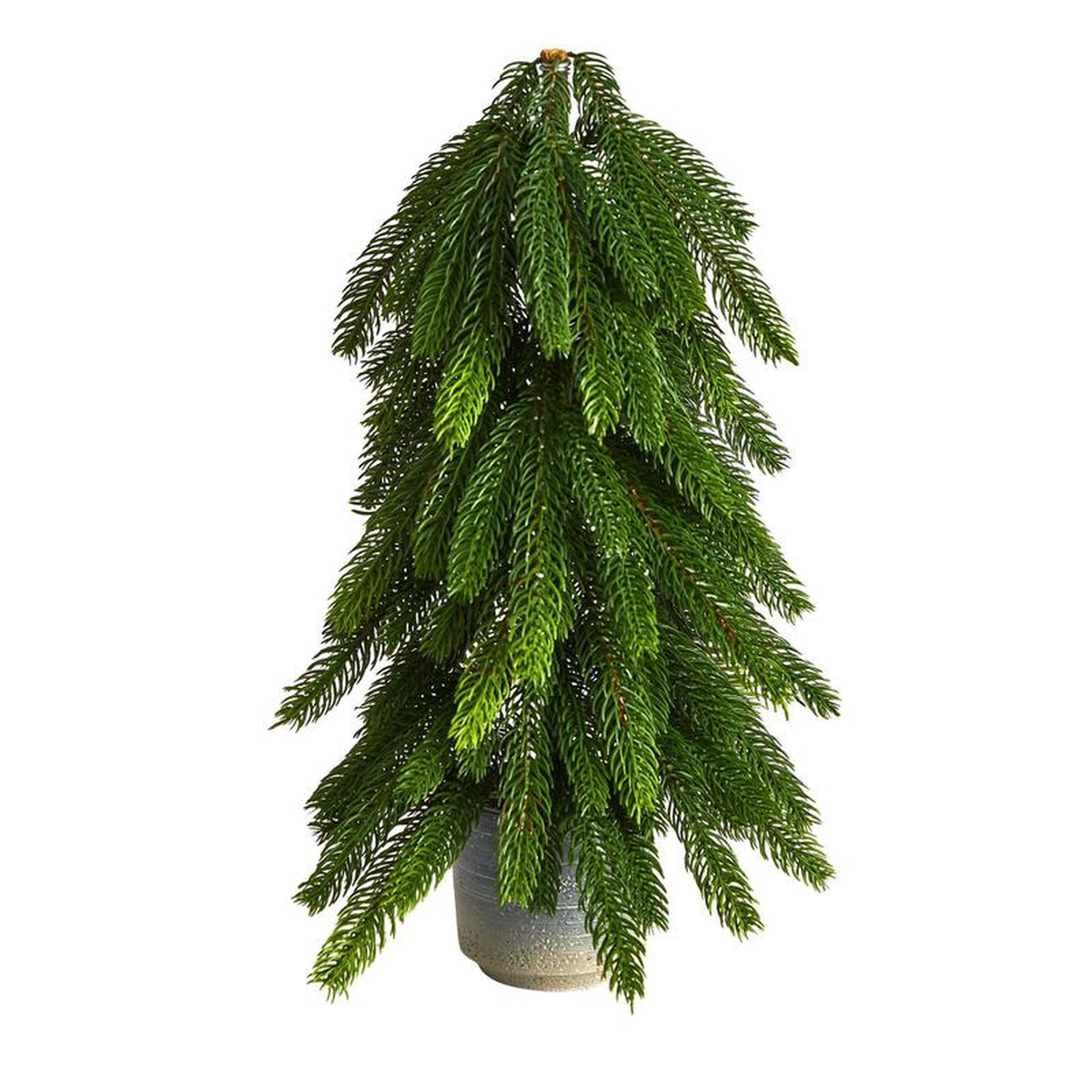 17 Pine Artificial Christmas Tree in Decorative Planter