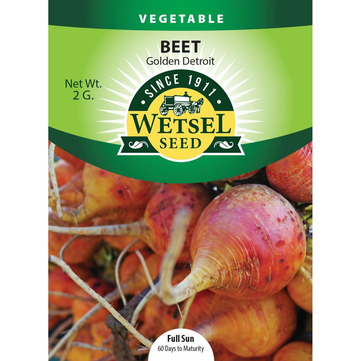Wetsel Seed Golden Detroit Beet Seed