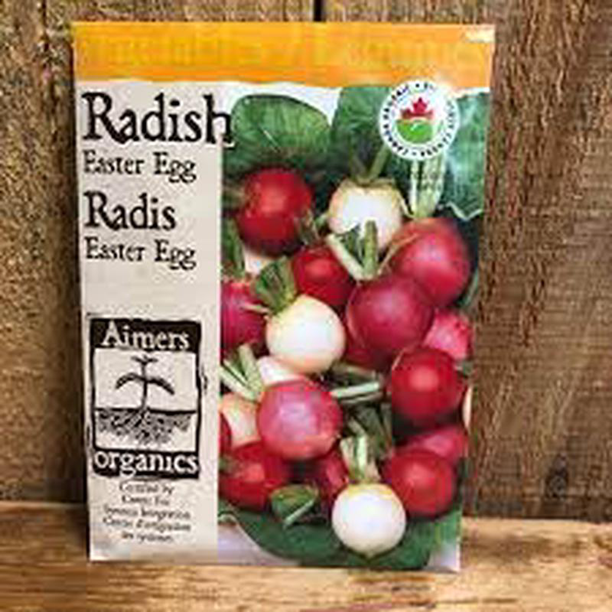 Aimers Organic Radish Easter Egg Blend Seed Packet
