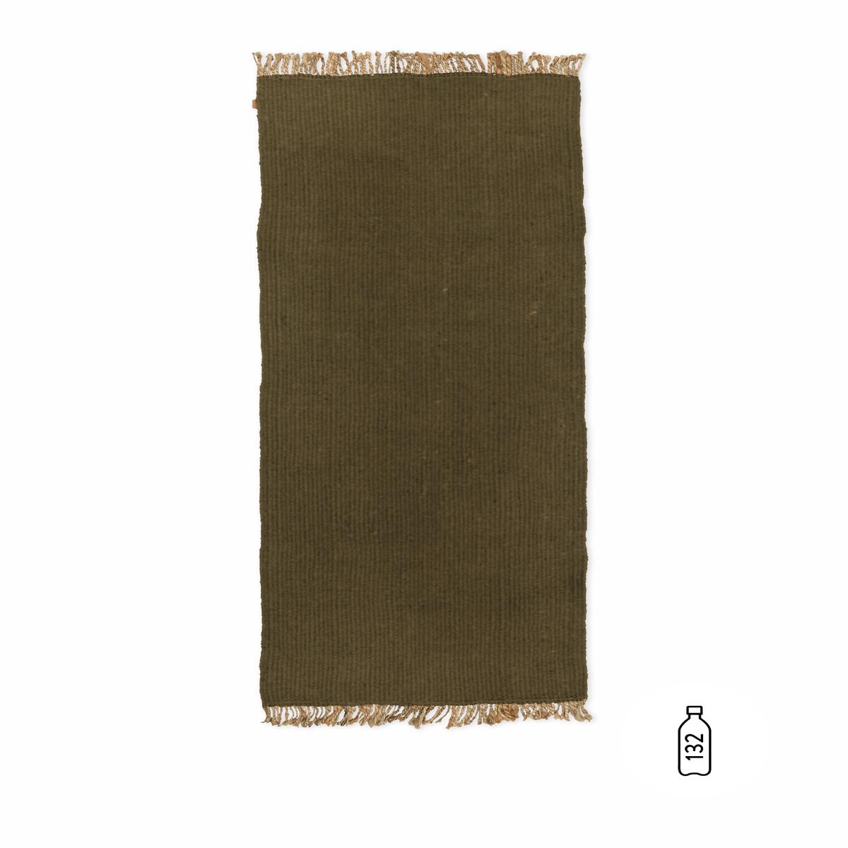 Block Runner - Olive/Natural
