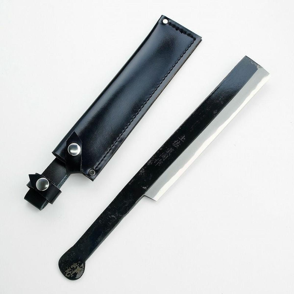 "AZUMASYUSAKU" Japanese Hatchet / Machete for Bamboo Splitting 180mm Single Edge (NATA)