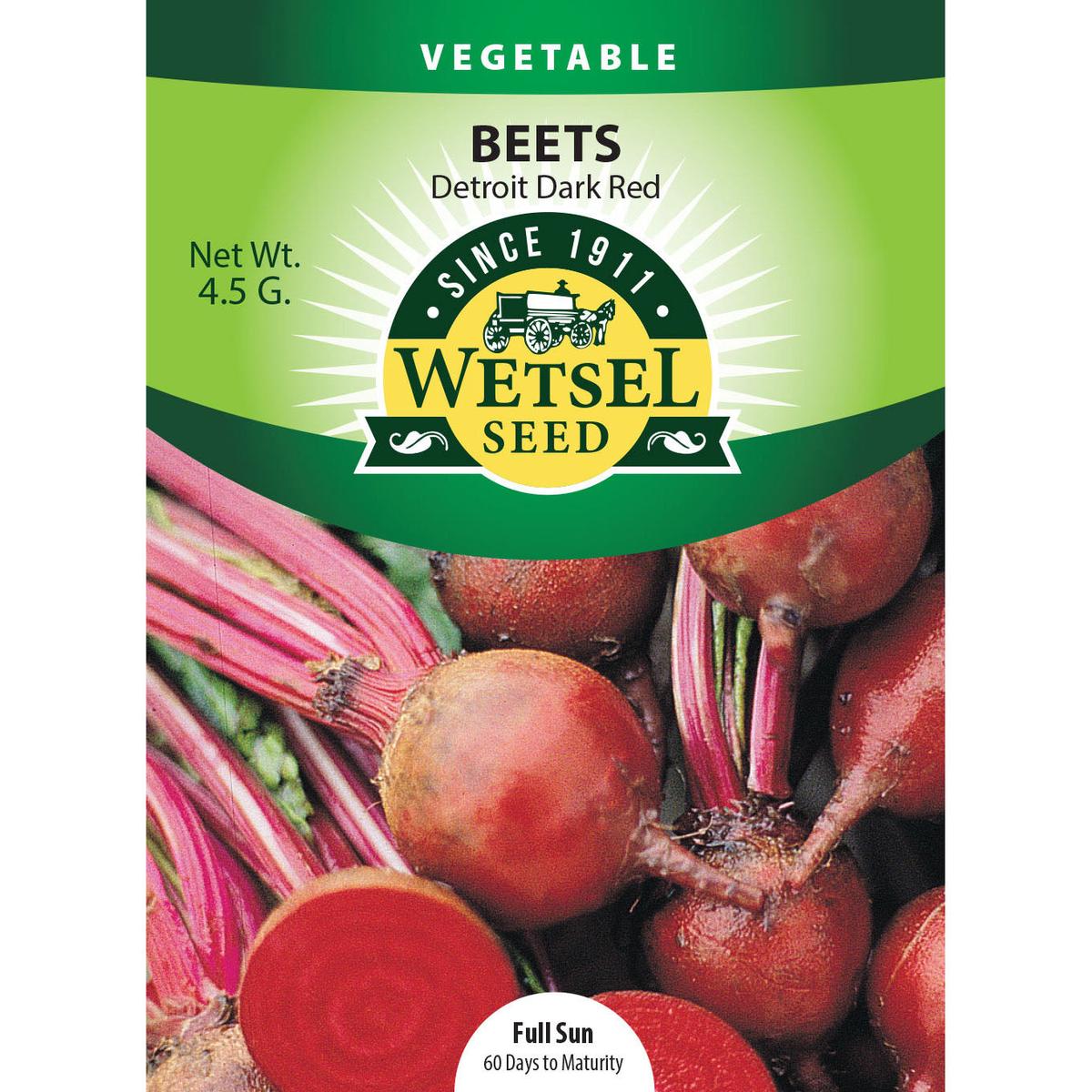 Wetsel Seed Beet Detroit Dark Red Seed