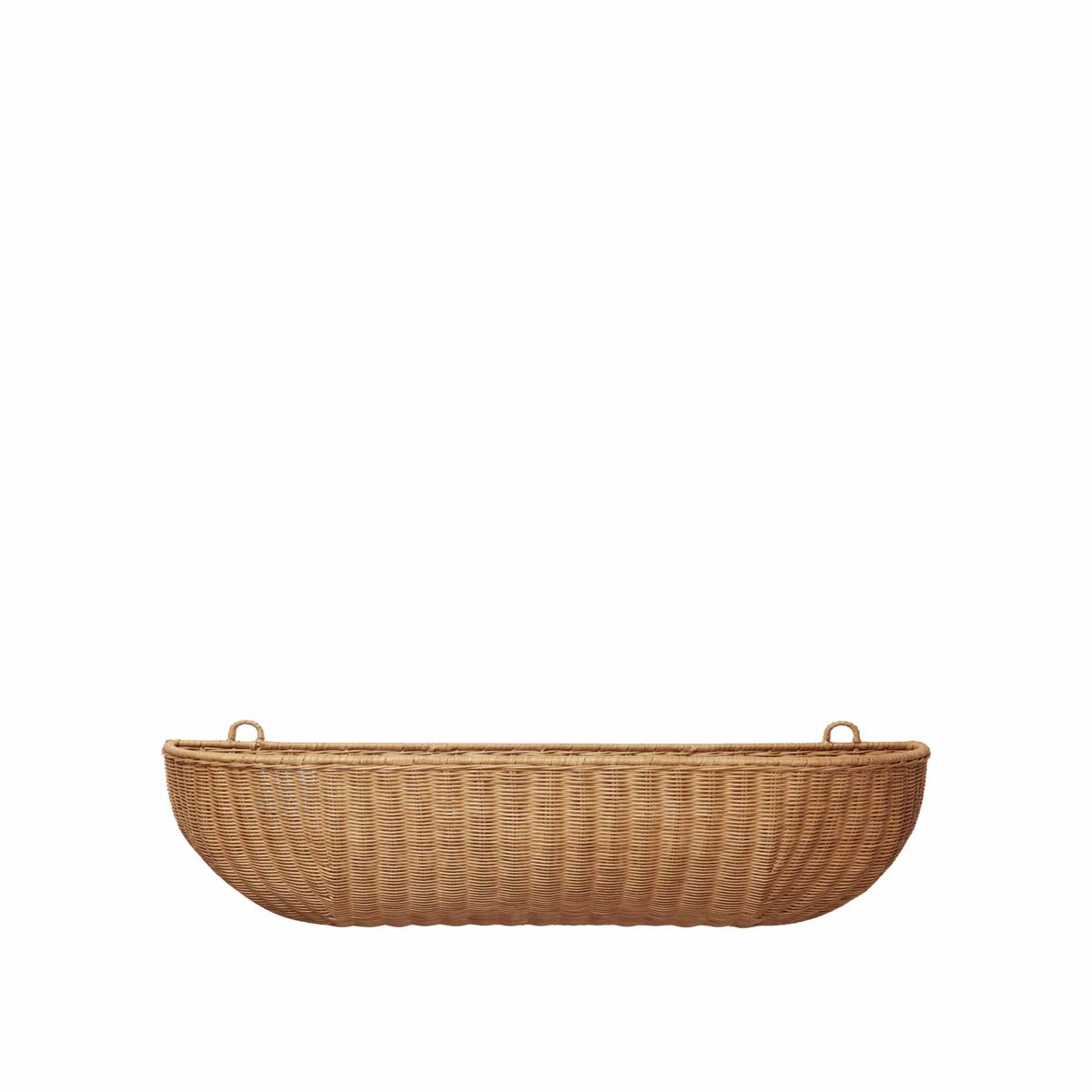 Braided Wall Pocket - 75 x 25 - Natural