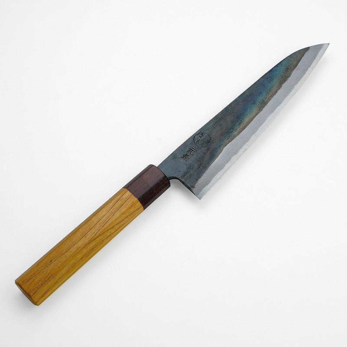 "MOTOKANE" Kurouchi Gyuto (Chefs Knife) Aogami Steel no.1, Zelkova Handle, 180mm