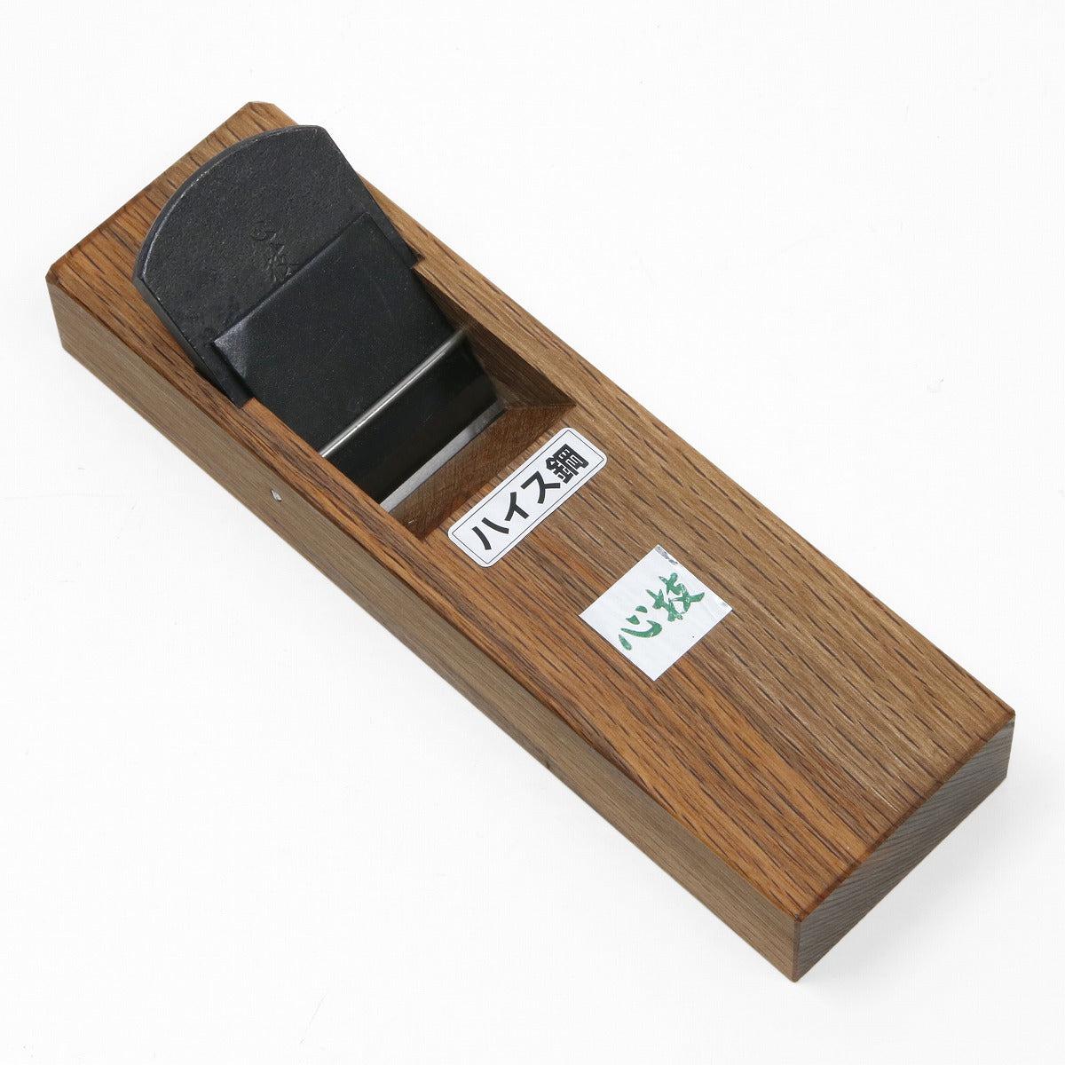 "SHINGI" Small Hand Plane HSS Steel SKH51 Red Oak Base 42mm, 50mm (no need tapping out)