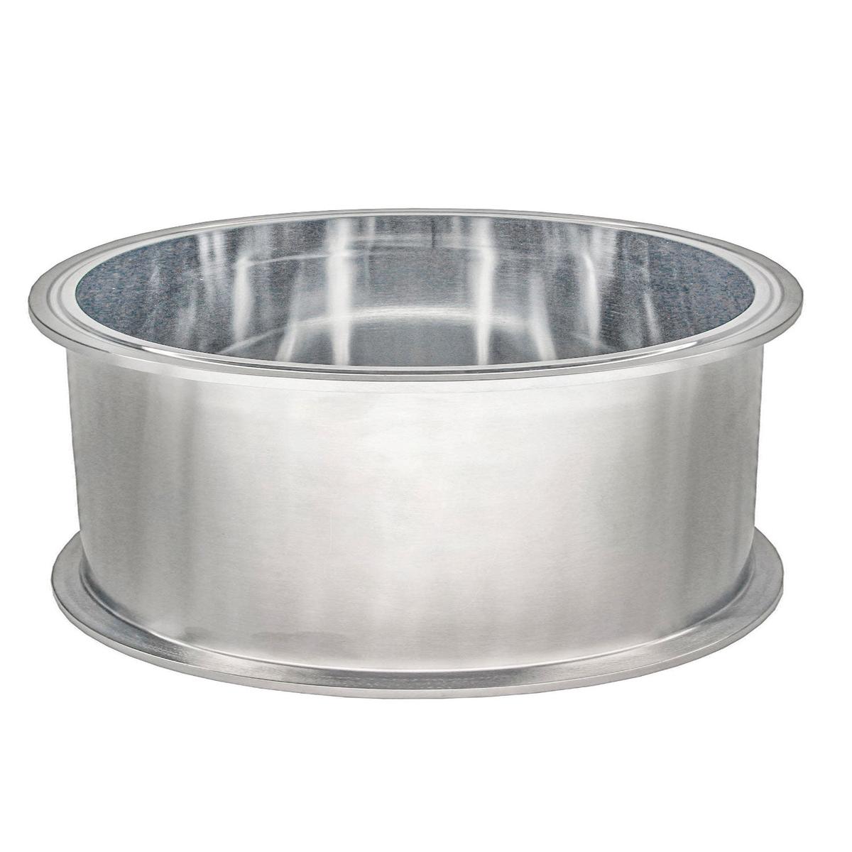 12" X 4" Deep Sanitary Tri Clamp Splatter Platter X- Stainless Steel