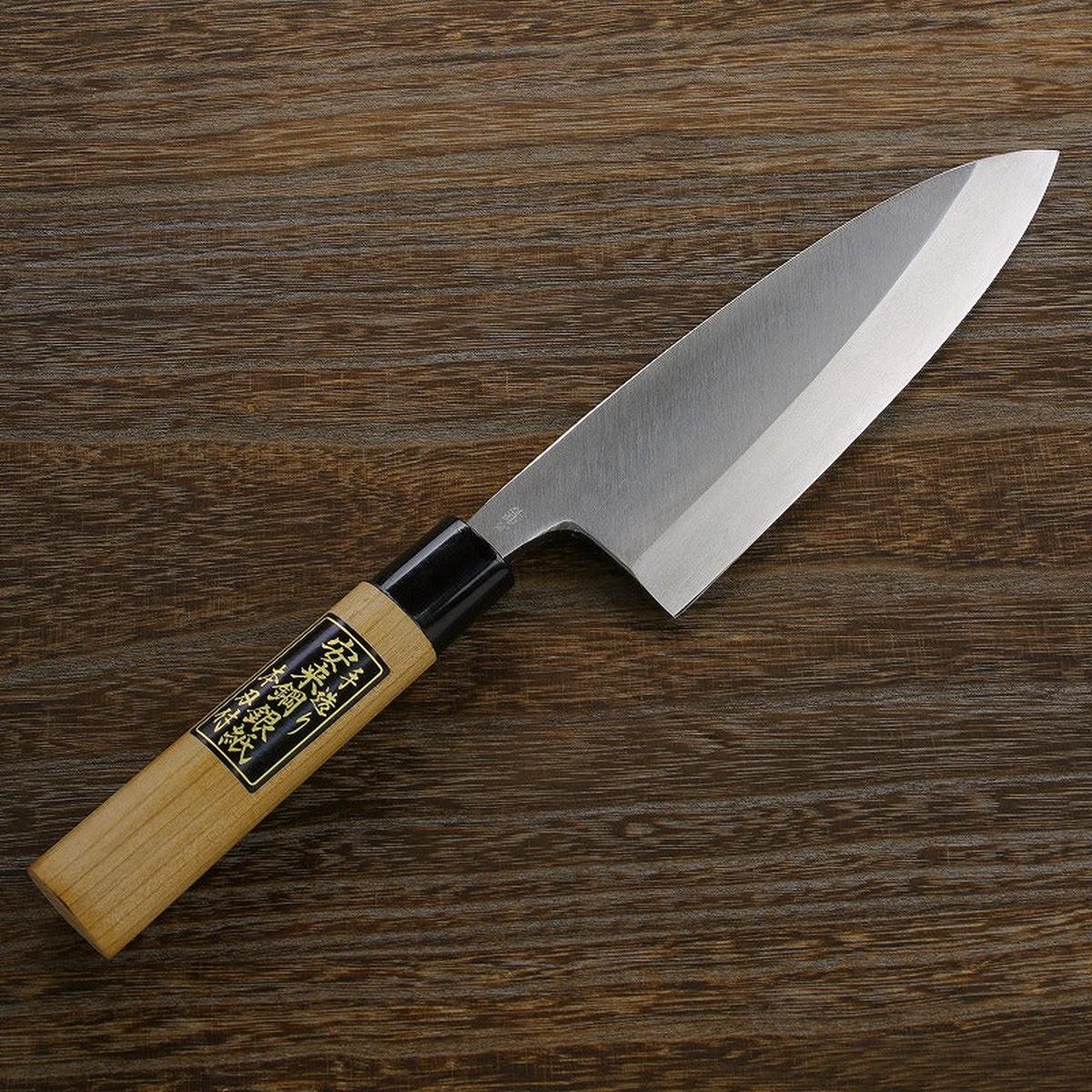 Deba (Butcher Knife) Ginsan Stainless Steel, 180mm