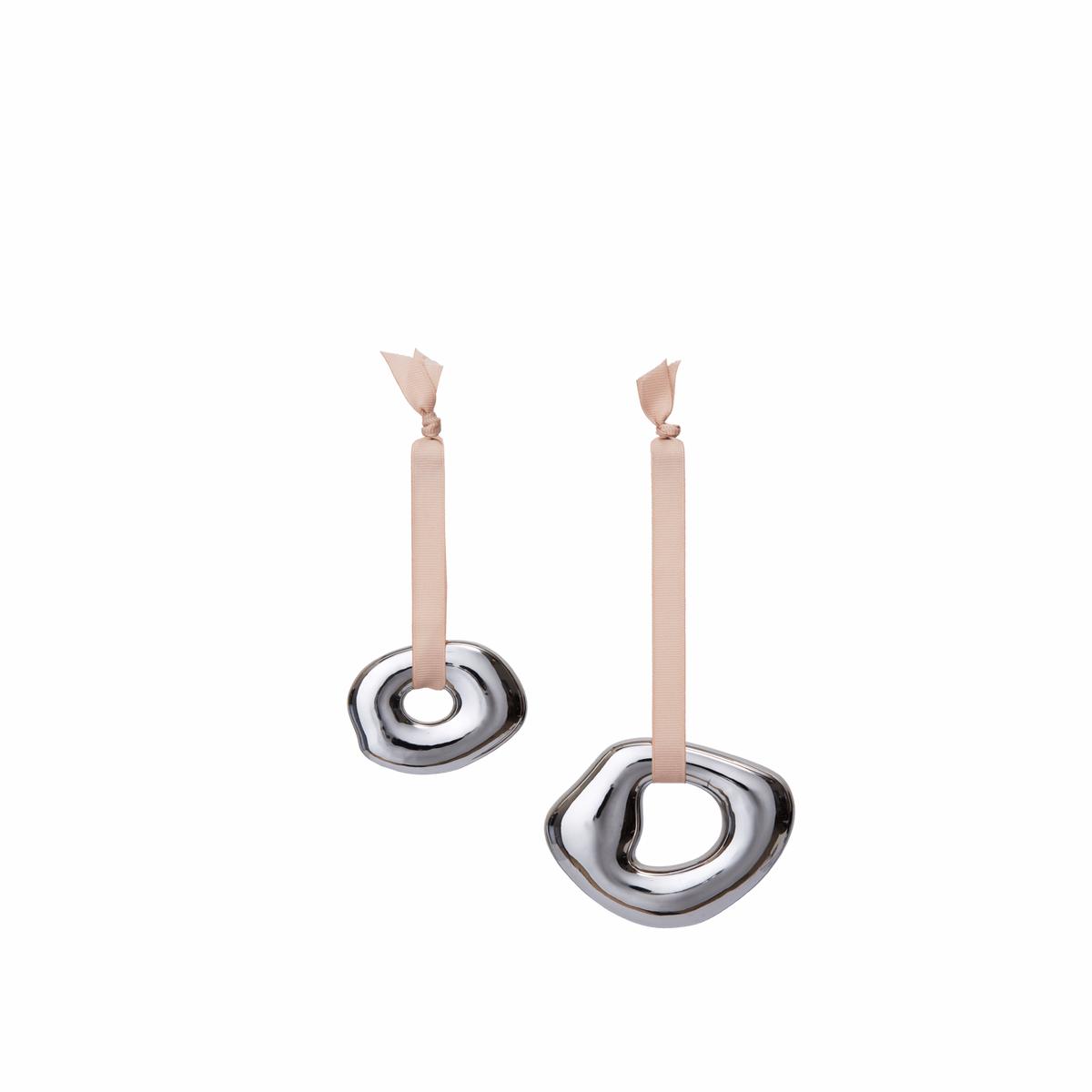 Orrith Ornaments - Set of 2 - Silver